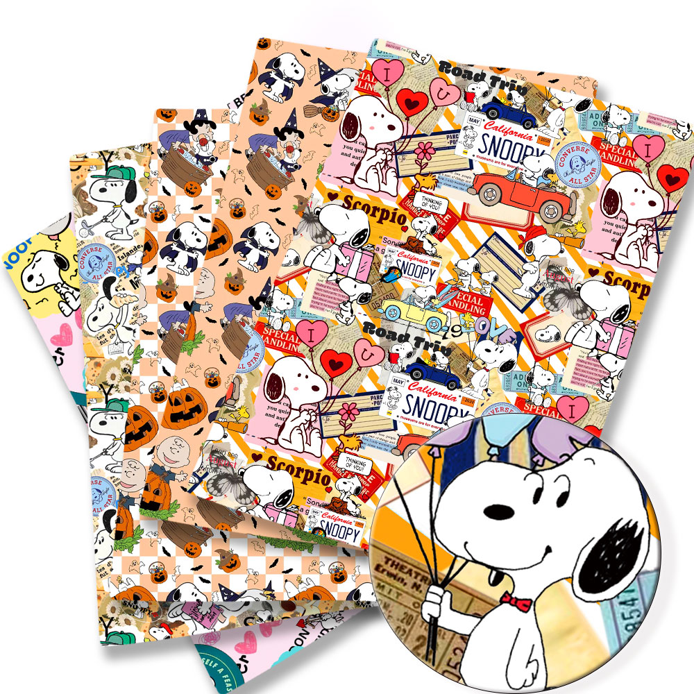 Sewing Textiles - TAKARA TOMY Snoopy stof 140x50CM Cartoon