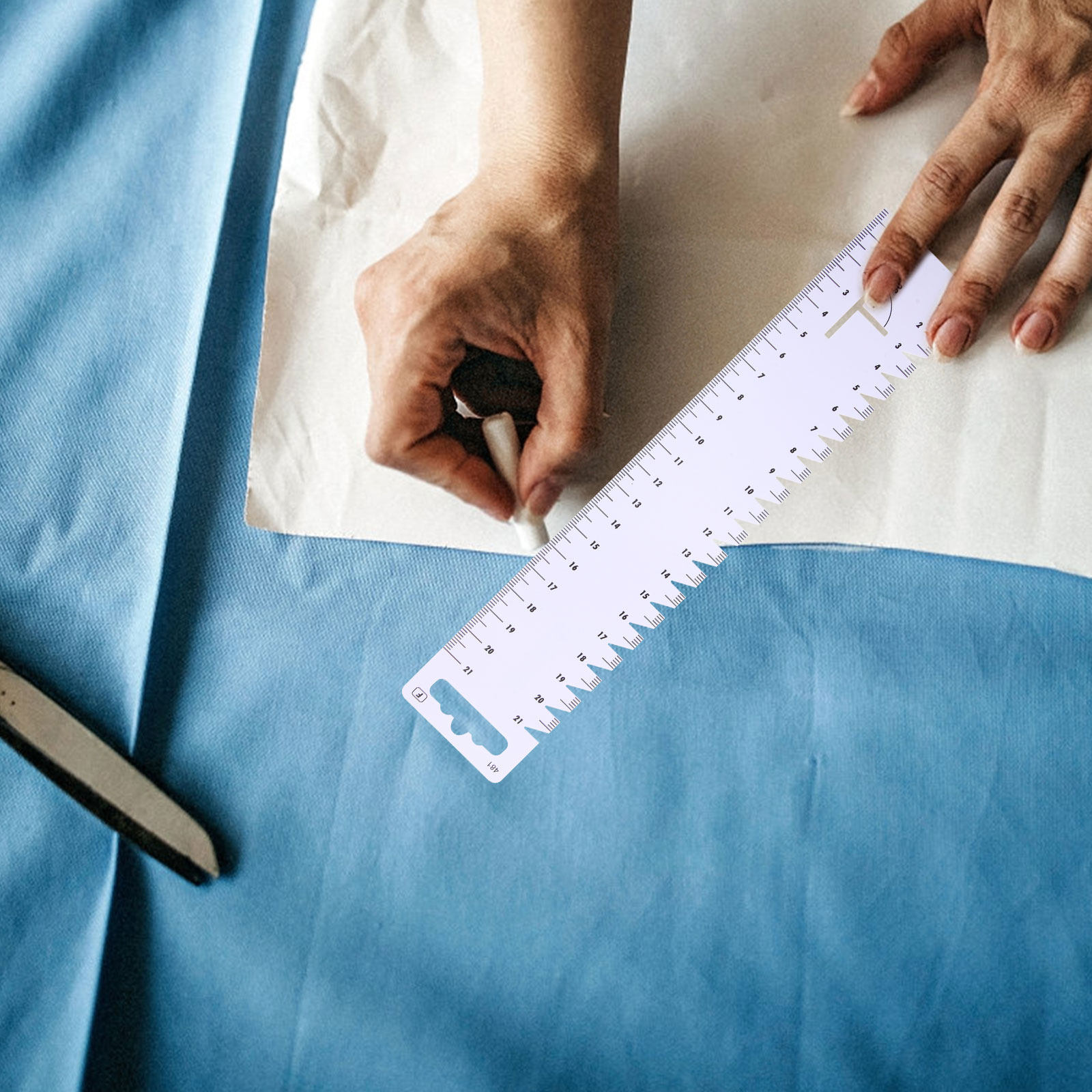 Sewing Gauge Ruler - Mini-quiltliniaal voor patchwork, naaien en doe-het-zelfprojecten,