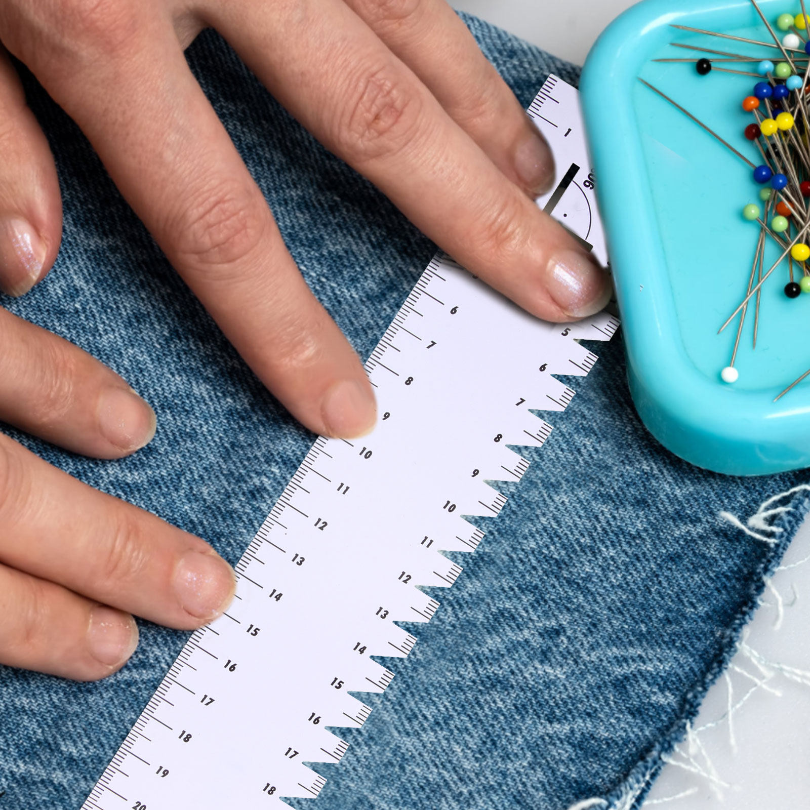 Mini-quiltliniaal voor patchwo - Sewing Gauge Ruler recensie en prijs