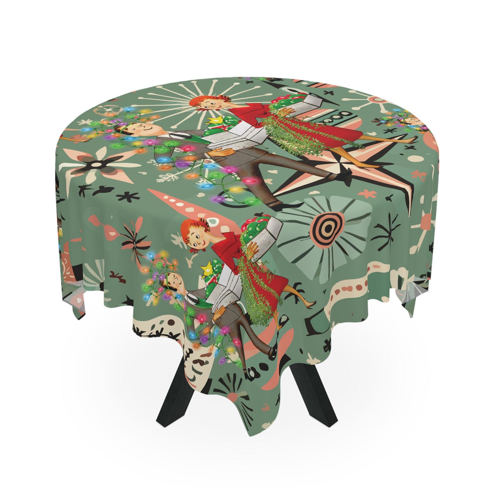 Retro jaren 50 kitsch kerstvie - Century Textile & Sewing Supply Avenue C North Saskatoon Sk recensie en prijs