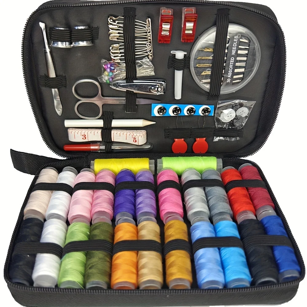 67/128 stuks naaiset met naaib - Sewing Thread Production recensie en prijs