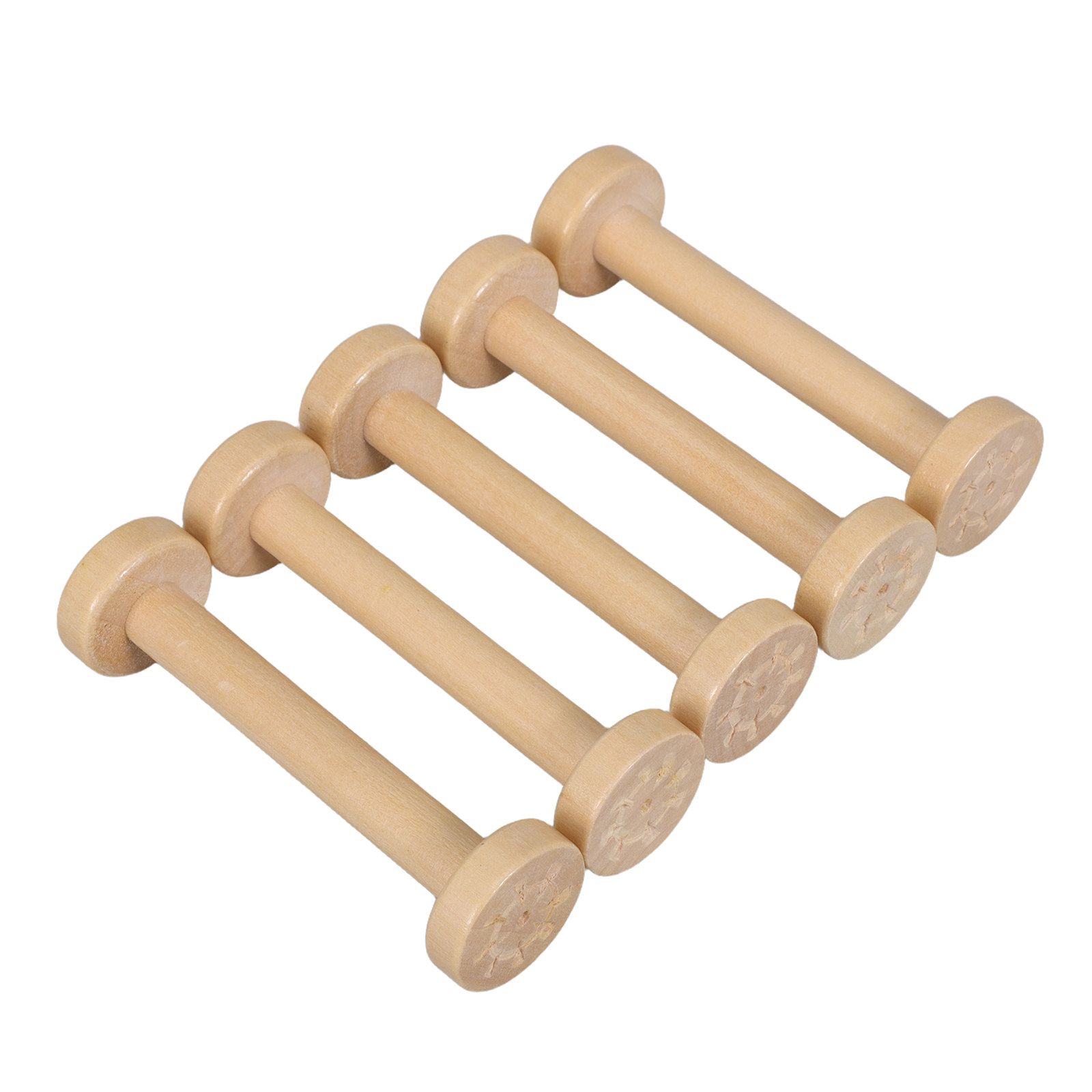 5 stuks houten spoelen natuurl - Sewing Textiles recensie en prijs