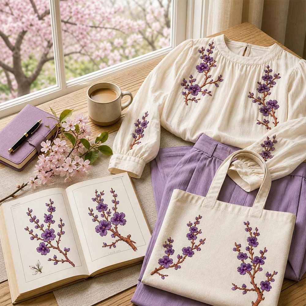 DIY Kersenbloesem Strijkapplic - Sewing Textiles recensie en prijs