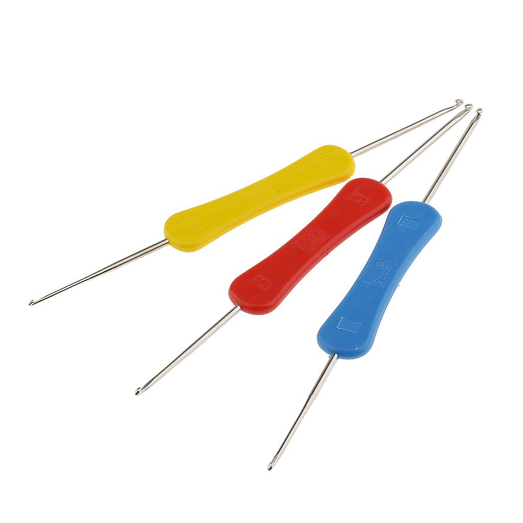 3 gemengde dubbelzijdige haakn - Sewing Tas recensie en prijs
