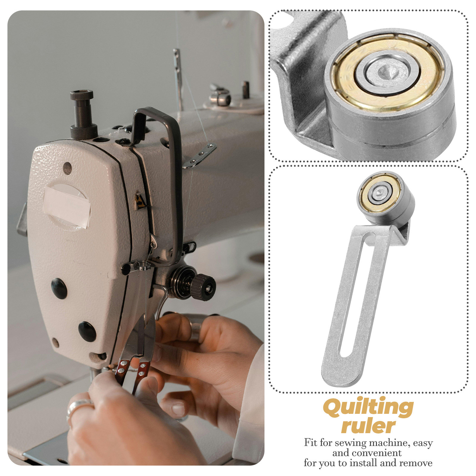 RVS Dubbele Lager Naaimachine  - Sewing Gauge Ruler recensie en prijs